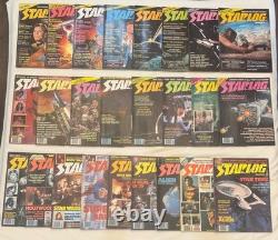 Lot de 25 magazines Starlog numéros 1 à 25 août 1976 à août 1979