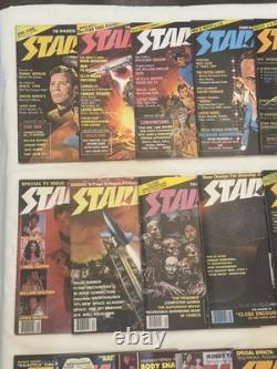 Lot de 25 magazines Starlog numéros 1 à 25 août 1976 à août 1979
