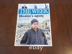 Lot de 8 magazines comprenant Time, le numéro général sur la guerre en Ukraine/Russie