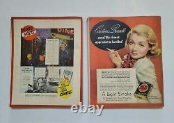 Lot de 9 magazines antiques FORTUNE de 1937 avec publicités antiques des années 30 et art déco.