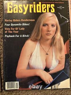 Lot de magazines Easyriders rares des années 80 vintage
