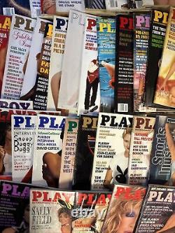 Lot de magazines Playboy des années 1990