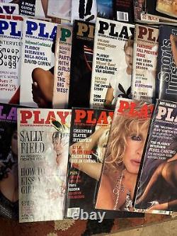 Lot de magazines Playboy des années 1990