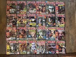 Lot énorme de 209 numéros complets de Fangoria Magazine. Voir les photos.
