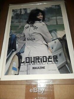 Lowrider Magazine # 1 Original Première Édition 1977 Réimpression 1er Numéro Mint Rare Oop