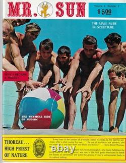 M. Sun V 1 N 2 Magazine Vintage 1966 d'Intérêt Gay Publié par Wyngate & Bevins