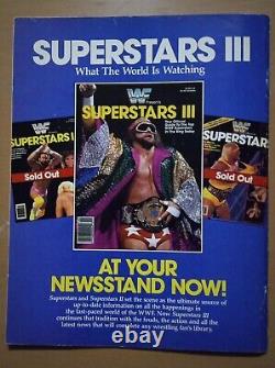 MACHO MAN RANDY SAVAGE - Magazine WWF SPOTLIGHT Automne '88 Édition Premier Issue, Autographié.
