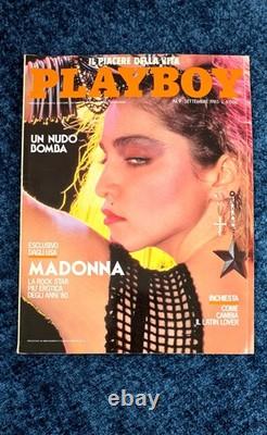 MADONNA MAGAZINE PLAYBOY ÉDITION ITALIENNE Italie 1985