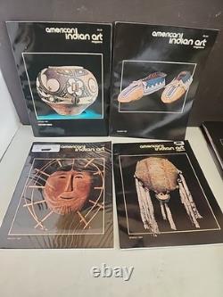 MAGAZINE D'ART DES AMÉRINDIENS 1979 À 1989 2 NUMÉROS COMPLETS 1977 / 2 NUMÉROS 1978
