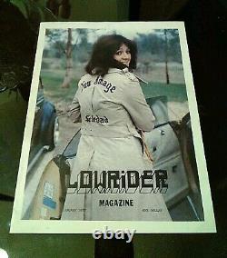 MAGAZINE LOWRIDER Édition Originale Première 1977 Réimpression 1ER NUMÉRO RARE Avec Sac MINT
