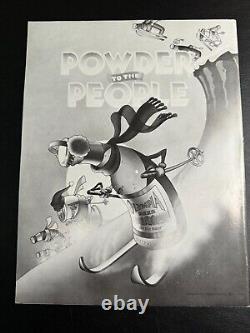 MAGAZINE POWDER Vol. 1 No. 1 Première Édition Ultra rare magazine de ski NOUVEAU STOCK ANCIEN