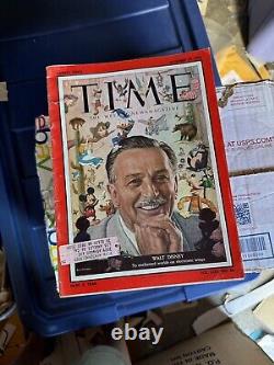 MAGAZINE Time. WALT DISNEY 27 Décembre 1954