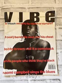 MAGAZINE VIBE PREMIER NUMÉRO AUTOMNE 1992 APERÇU SANS ÉTIQUETTE D'ADRESSE Hip Hop Vintage