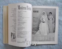 MODERN BRIDE Magazine relié Vol. 1 No. 1 Automne 1949 Premier numéro Signet signé