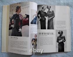 MODERN BRIDE Magazine relié Vol. 1 No. 1 Automne 1949 Premier numéro Signet signé