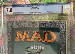 Mad #28 Cgc 7.0 1ère édition de la série révolutionnaire de magazines Ec 1956