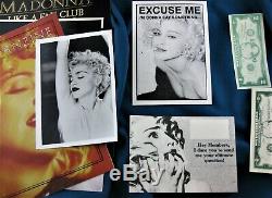 Madonna Like A Fanzine Icône Magazine # 1 Fan Club Portefeuille Complet Rare Promo
