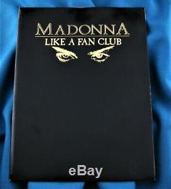 Madonna Like A Fanzine Icône Magazine # 1 Fan Club Portefeuille Complet Rare Promo