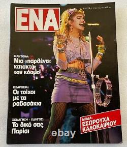 Madonna Très Rare Magazine Grec 1985 Virgin Tour