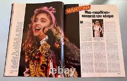 Madonna Très Rare Magazine Grec 1985 Virgin Tour