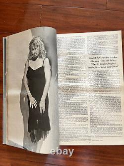 Madonna Vintage Andy Warhol Interview Magazine Décembre 1985 Rare 1ère Édition 2n