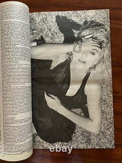 Madonna Vintage Andy Warhol Interview Magazine Décembre 1985 Rare 1ère Édition 2n