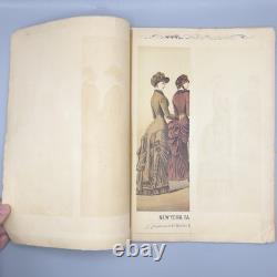 Magazine Bazar de la mode de New York n° 36, oct. 1882, George Munro avec planche en couleur