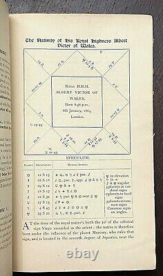 Magazine De L'astrologeur Vol. I, 1890-91 Alan Leo Toute Première Année De Revues