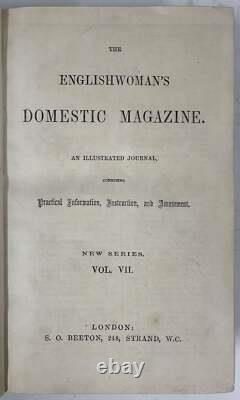 Magazine Domestique de l'Anglaise Vol 7 9 1863/64 / 1ère Édition