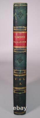 Magazine Domestique des Anglaises de 1861 11 Illustrations en Couleur Mode Vestimentaire