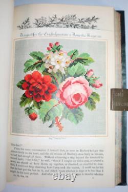 Magazine Domestique des Anglaises de 1861 11 Illustrations en Couleur Mode Vestimentaire