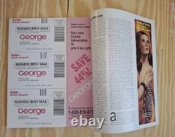 Magazine GEORGE Numéro Inaugural #1 Oct/Nov 1995 JFK Jr, Couverture CINDY CRAWFORD