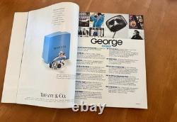 Magazine GEORGE Numéro inaugural #1 Oct/Nov 1995 Couverture JFK Jr, CINDY CRAWFORD