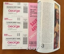 Magazine GEORGE Numéro inaugural #1 Oct/Nov 1995 Couverture JFK Jr, CINDY CRAWFORD