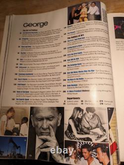 Magazine GEORGE Numéro inaugural Oct/Nov 1995, Cindy Crawford, JFK Jr, d'occasion Magazine GEORGE Numéro inaugural Oct/Nov 1995, Cindy Crawford, JFK Jr, d'occasion