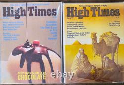 Magazine High Times lot des six premiers numéros de 1974/75. #1/6
