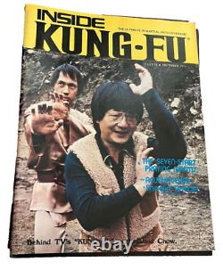 Magazine Inside Kung Fu 1973-1974 Première Édition Complète 12 Numéros Rare ! Propre