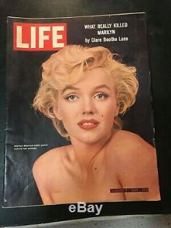 Magazine Lot Monroe Marilyn Et Calendrier Nude