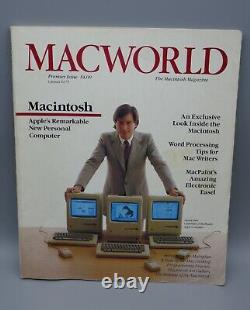 Magazine MacWorld 1984 Première édition mettant en vedette Steve Jobs