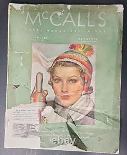 Magazine McCall's 1937 : les 12 numéros complets de l'année, de janvier à décembre, Neysa McMein