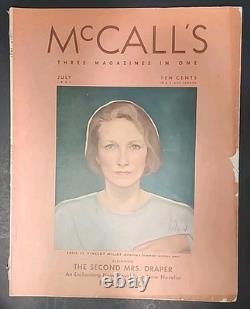 Magazine McCall's 1937 : les 12 numéros complets de l'année, de janvier à décembre, Neysa McMein