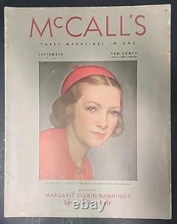 Magazine McCall's 1937 : les 12 numéros complets de l'année, de janvier à décembre, Neysa McMein