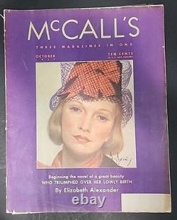 Magazine McCall's 1937 : les 12 numéros complets de l'année, de janvier à décembre, Neysa McMein