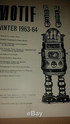 Magazine Motif N ° 11, 1963-4, Ruari Mclean, Eduardo Paolozzi Couverture, Très Rare