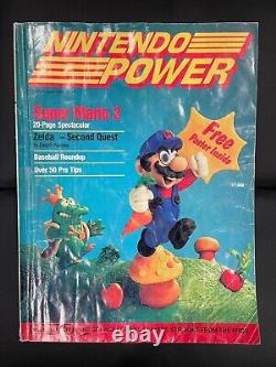 Magazine Nintendo Power numéro 1 Juillet/Août 1988 Vintage avec Poster & Inserts