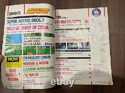 Magazine Nintendo Power numéro 1 Juillet/Août 1988 Vintage avec Poster & Inserts