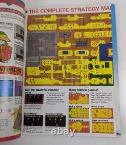 Magazine Nintendo Power numéro 1 avec poster Super Mario 2. Juillet/Août 1988.