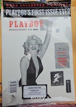 Magazine PLAYBOY Premier numéro 1953 Maryin Monroe (réimpression 2014) NEUF sous blister