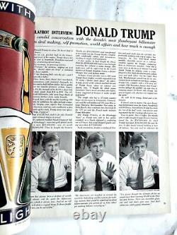 Magazine Playboy Vintage Rare Donald Trump Mars 1990 A+++ Excellent État