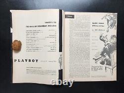 Magazine Playboy de janvier 1954 Volume 1 No. 2 Margie Harrison Playmate du mois en double page